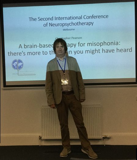 Christopher Pearson at the Second International Conference of Neuropsychotherapy in Melbourne